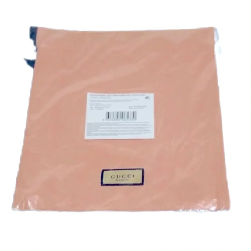 NWT Gucci Beauty Peach Blush Canvas Tie Bag